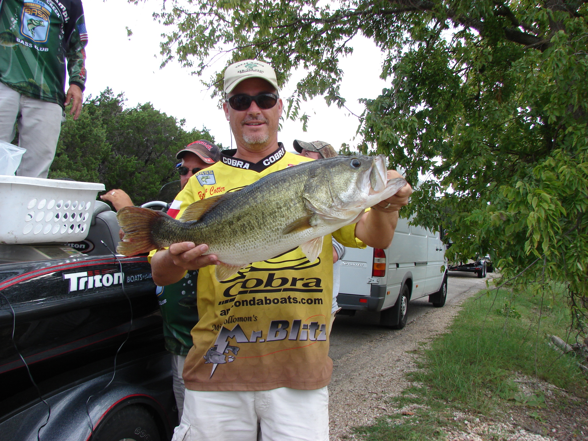 Weigh-in at the BSCBC Lake Georgetown club tournament, September 2010
