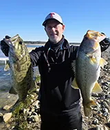 Largemouth bass caught on Canyon Lake