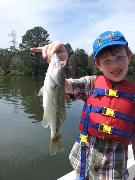 nothing like kids on fish at Bastrop