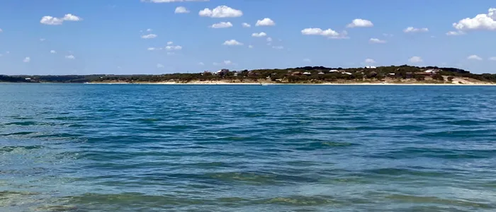 Canyon Lake bass fishing with Texas Hawgs