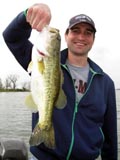 Bass caught at Fayette County with Texas Hawgs