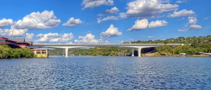 Lake Marble Falls bass fishing with Texas Hawgs