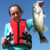 Largemouth bass caught on Lake Travis