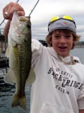 Largemouth bass caught on Lake Travis