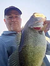 Bass caught on Inks Lake with Texas Hawgs